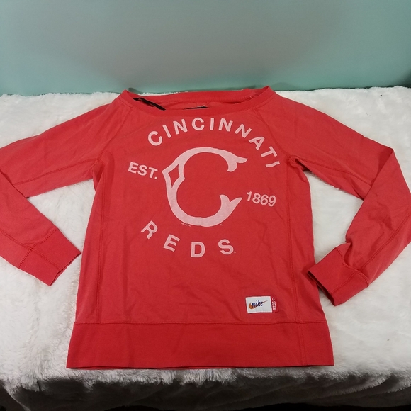 Nike MLB Tops - NEW WOMENS NIKE CINCINNATI REDS LS SHIRTS SZ S